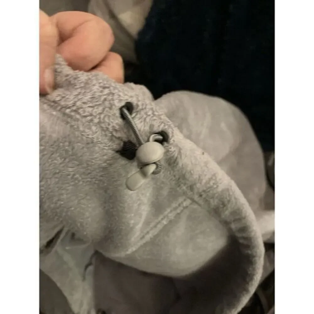 Mountain Hardwear Women's Sz M‎ Fleece Vest Full Zip Soft Pile Gray - Picture 9 of 11